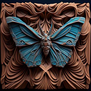 3D model Morpho polyphemus (STL)